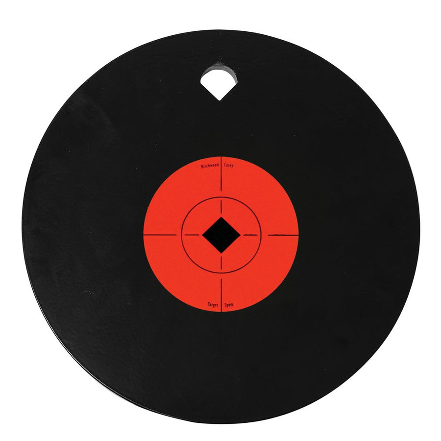 Birchwood Casey AR500 Steel World Of Targets Shooting Hunting Sports Competition Single Hole 3/8" Gong Target, 10" Diameter