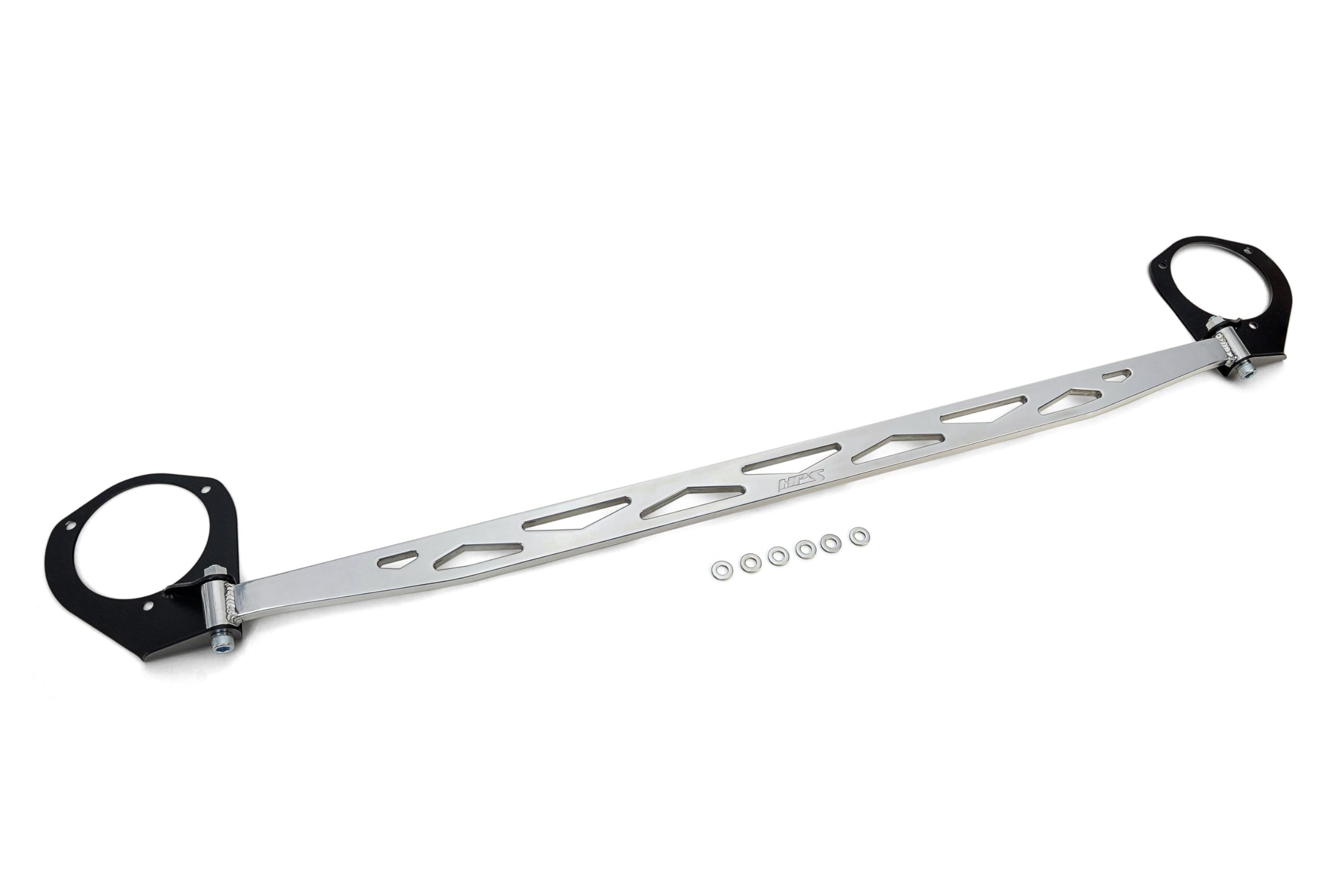 Front HPS Polish Strut Bar Tower Brace Compatible for 2015-2019 Subaru Legacy Outback 2.5L 3.6L, 42-107P