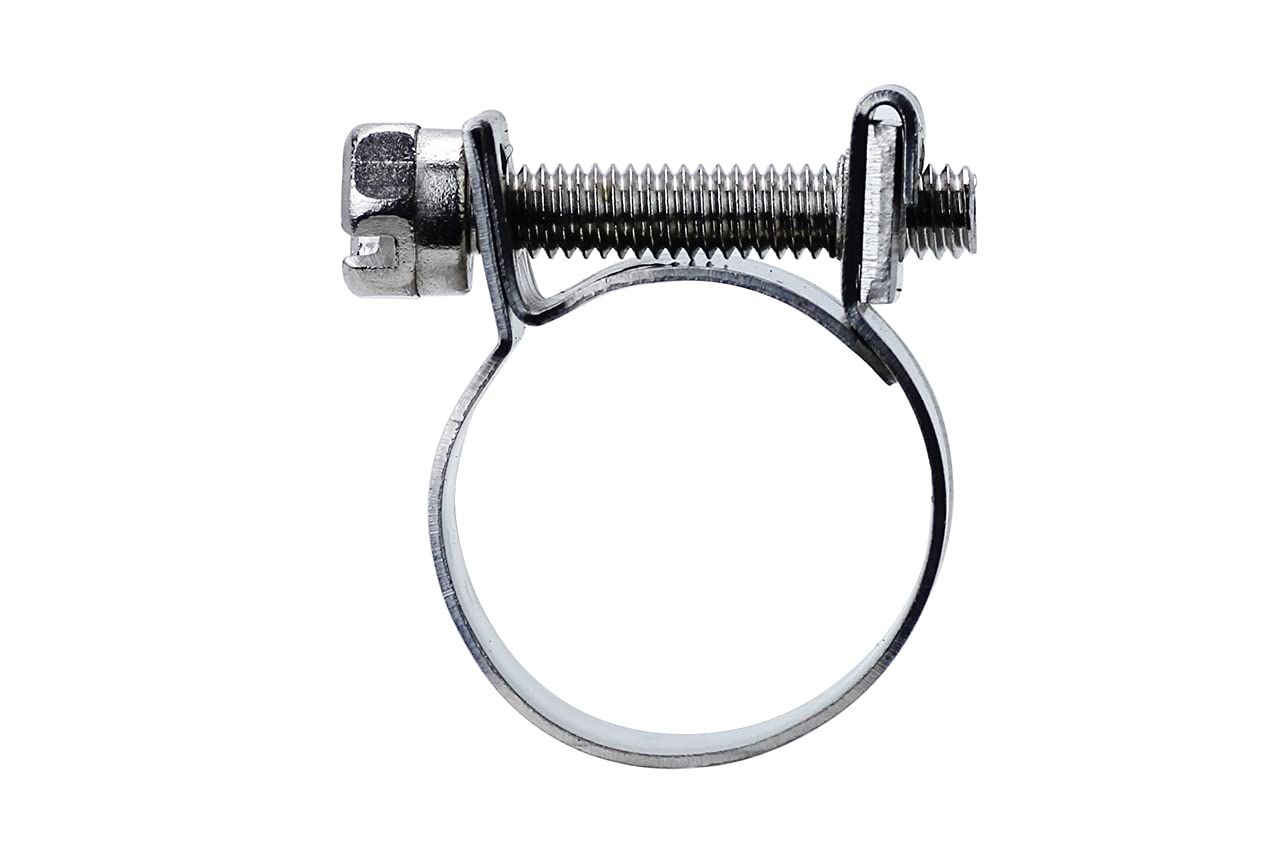 5/16" HPS Performance Stainless Steel Fuel Injection Hose Clamps 10pc Pack (13mm - 15mm) (FIC-13x10)