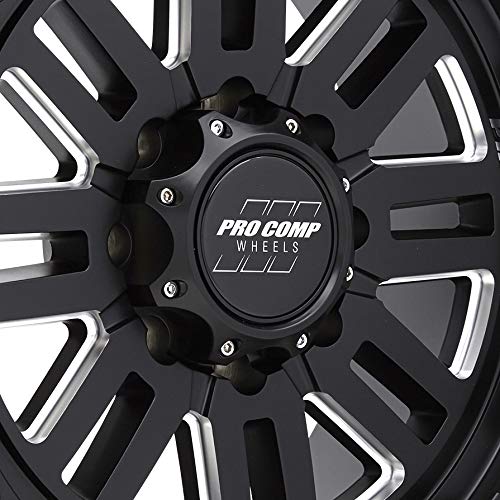 Pro Comp Wheels PRO COMP Series 61 Cognos Satin Milled (20x9/6 mm/8x170), Black Pro Comp Alloys