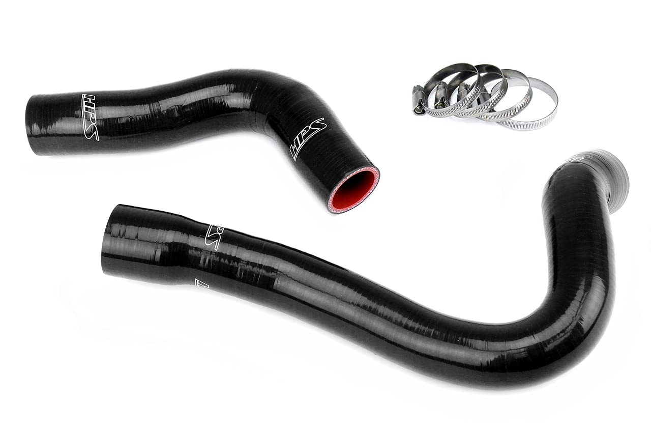 3-ply HPS Black Reinforced Silicone Radiator Coolant Hose Kit 57-2026-BLK