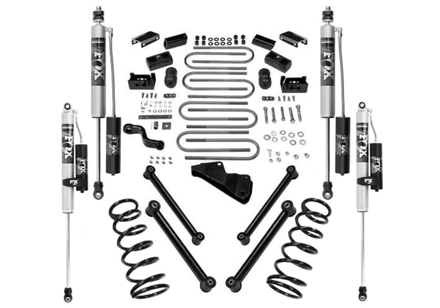 SUPERLIFT SUSPENSION RealTruck 5" Lift Kit for Dodge RAM 2500/3500 | Complete Lift Kit with Fox 2.0 Reservoir Shocks & Control Arms | K336FX | Fits 2000-2002 Dodge RAM 2500 / 3500 4WD Diesel / V10