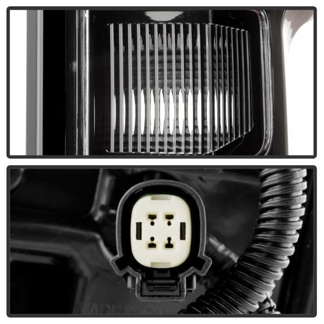 Chevy Silverado 19-23 1500/2500 (Fit Halogen Model only) Spyder LED Tail Lights w/Harness - Black