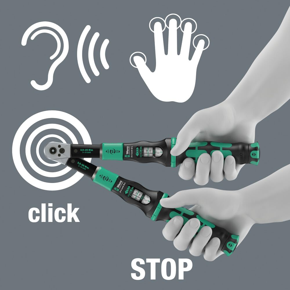 CLICK-TORQUE LOCK Wera Tools A6 R/L