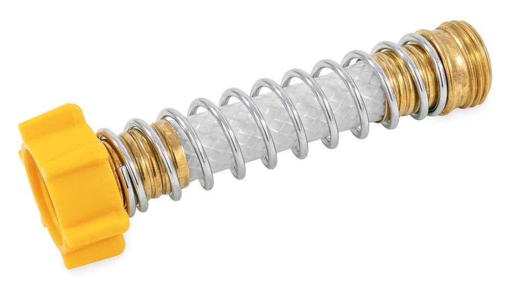 Heavy-Duty Camco 22700 Flexible Hose Protector with Gripper - Eliminates Hose Crimping at The Faucet - Compatible with All Standard Garden Hoses and Faucets