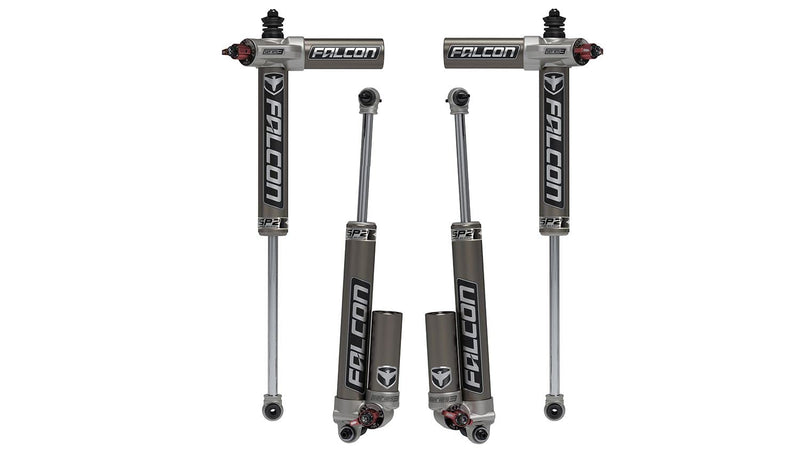 Falcon JK 4DR SP2 3.3 Fast Adjust Piggyback Shock Kit (1.5–2.5” Lift)