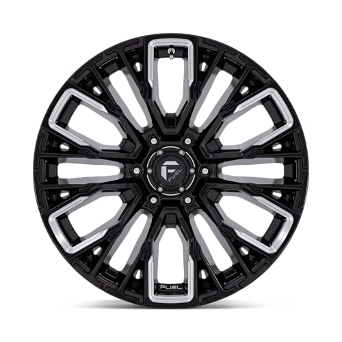 D849 REBAR FUEL OFF-ROAD 20X9, 6X5.5, 5.79, 20mm GLOSS BLACK MILLED - D84920908457