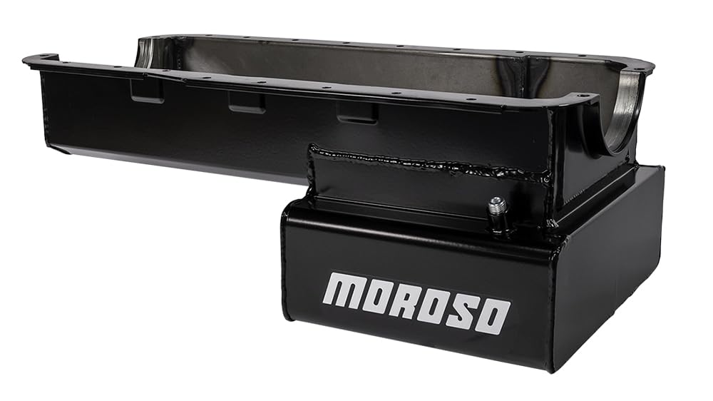 Moroso Steel Front Sump Road Race Oil Pan for Ford 351W Engine 20536