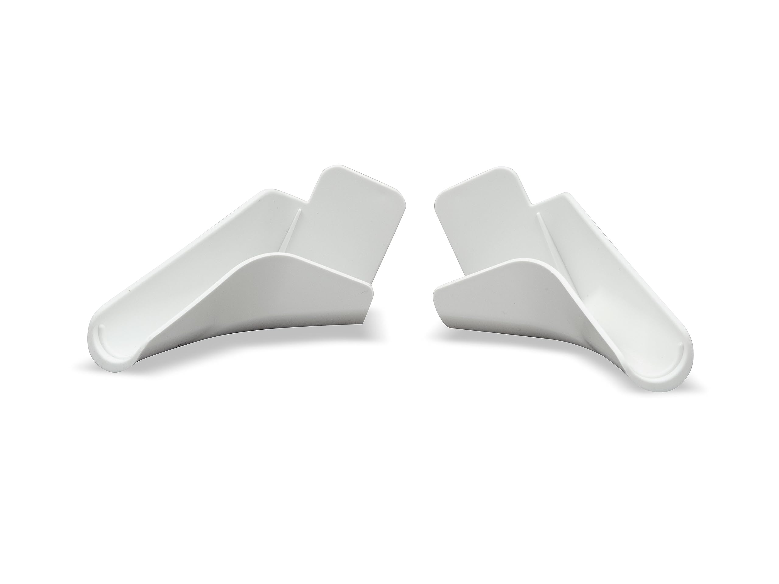 Medium B&B Molders Rain Gutter Spouts, Polar White 94170