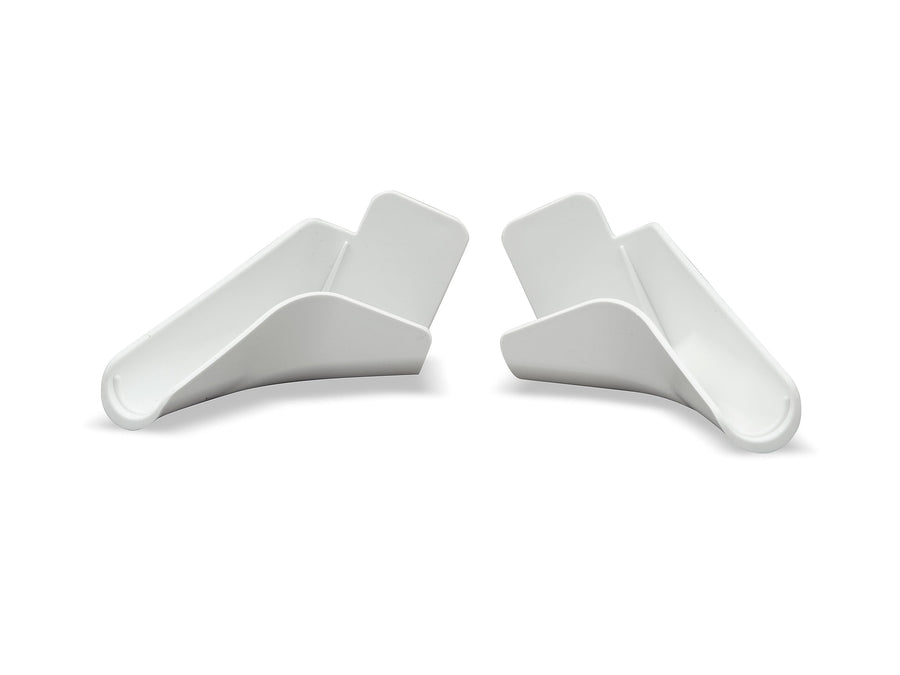 Medium B&B Molders Rain Gutter Spouts, Polar White 94170