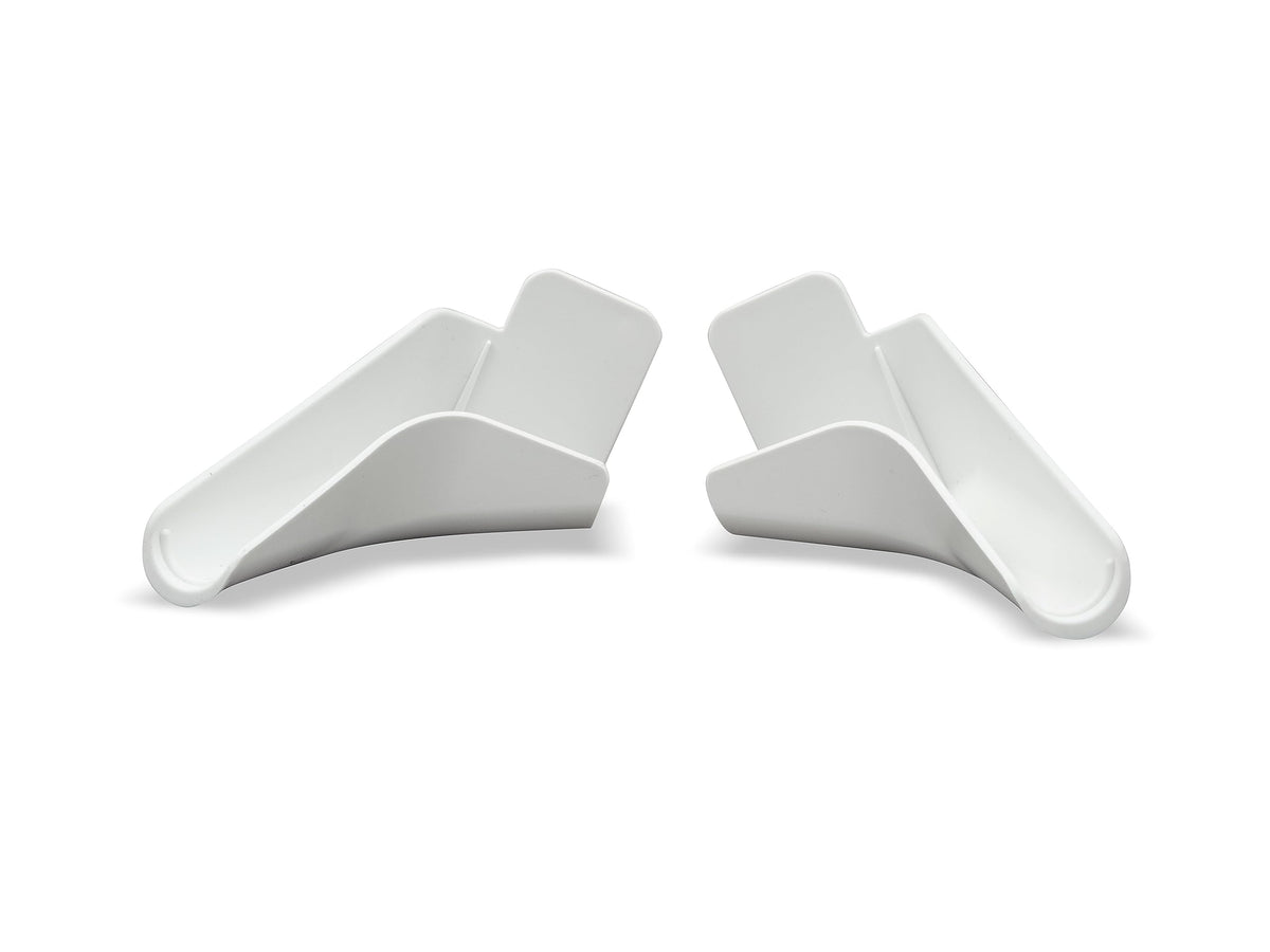 Medium B&B Molders Rain Gutter Spouts, Polar White 94170