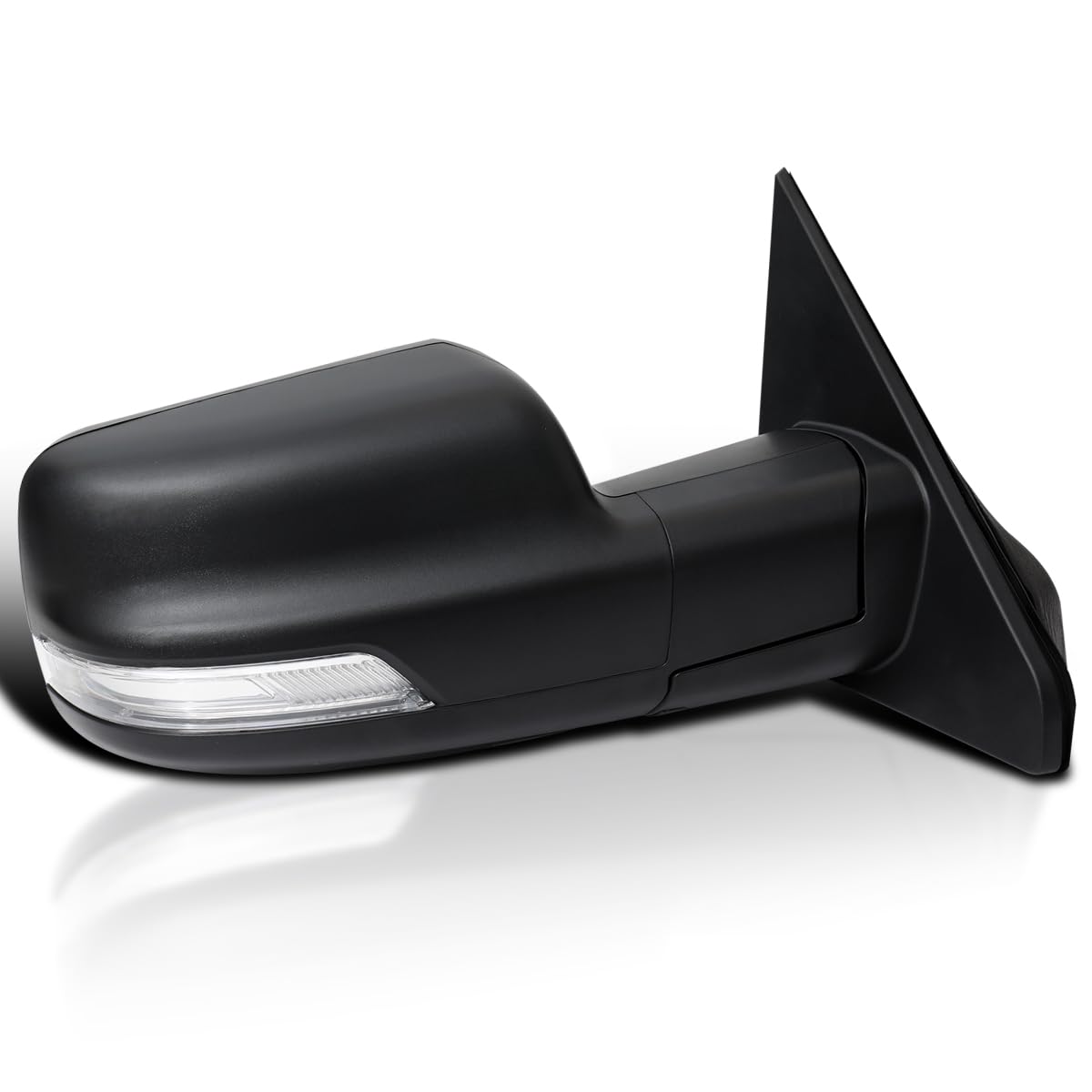 Spec-D Tuning Power Fold Black Heated + LED Signal + Blind Spot Monitor Right Passenger Side Mirror Compatible with 2019-2024 Ram 1500, Left + Right Pair
