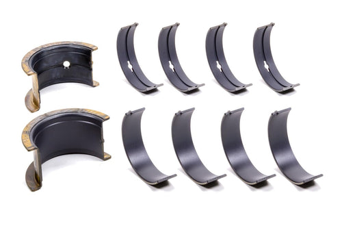 King Engine Bearings - 262/267/ 302/307/ 327/350 General Motors (Size STDX) pMaxBlack Coated Main Bearing Set (MB557XPCSTDX)