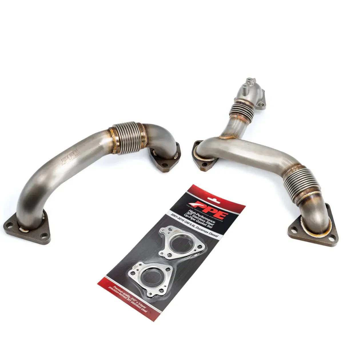 2011-2016 GM 6.6L Duramax High Flow OEM Length Replacement Up-Pipes