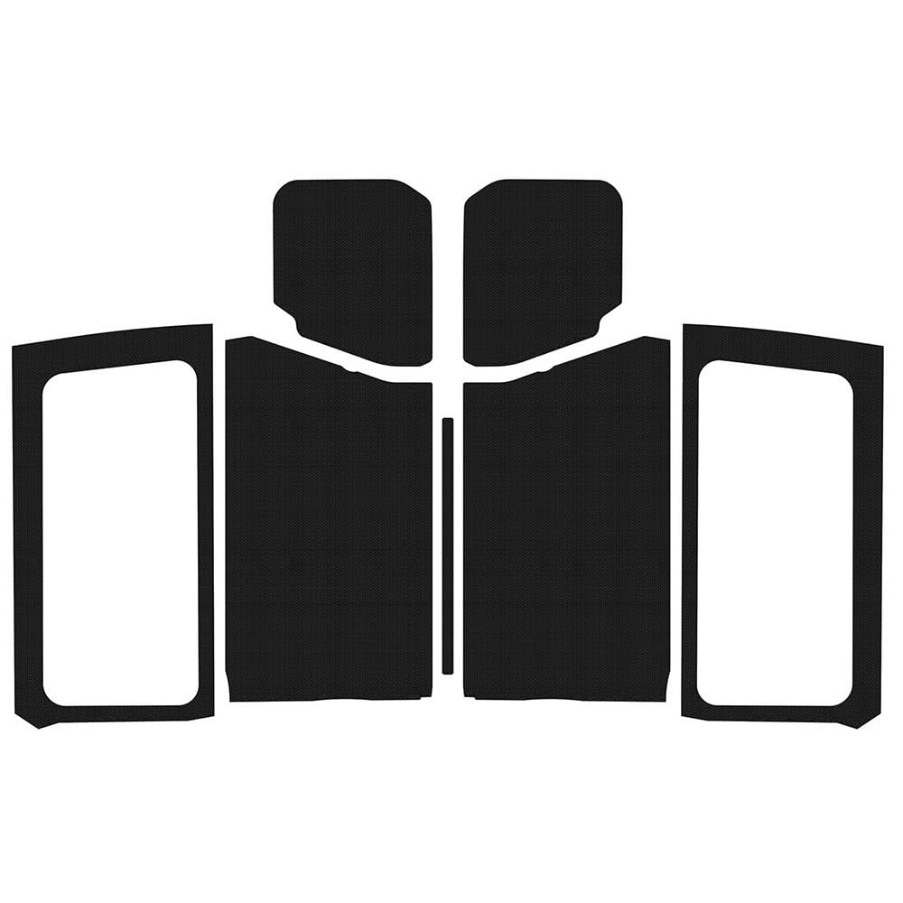 Boom Mat Design Engineering 50280 Black Sound Deadening Kit Compatible with 2-Door Jeep Wrangler JL (2018-up)