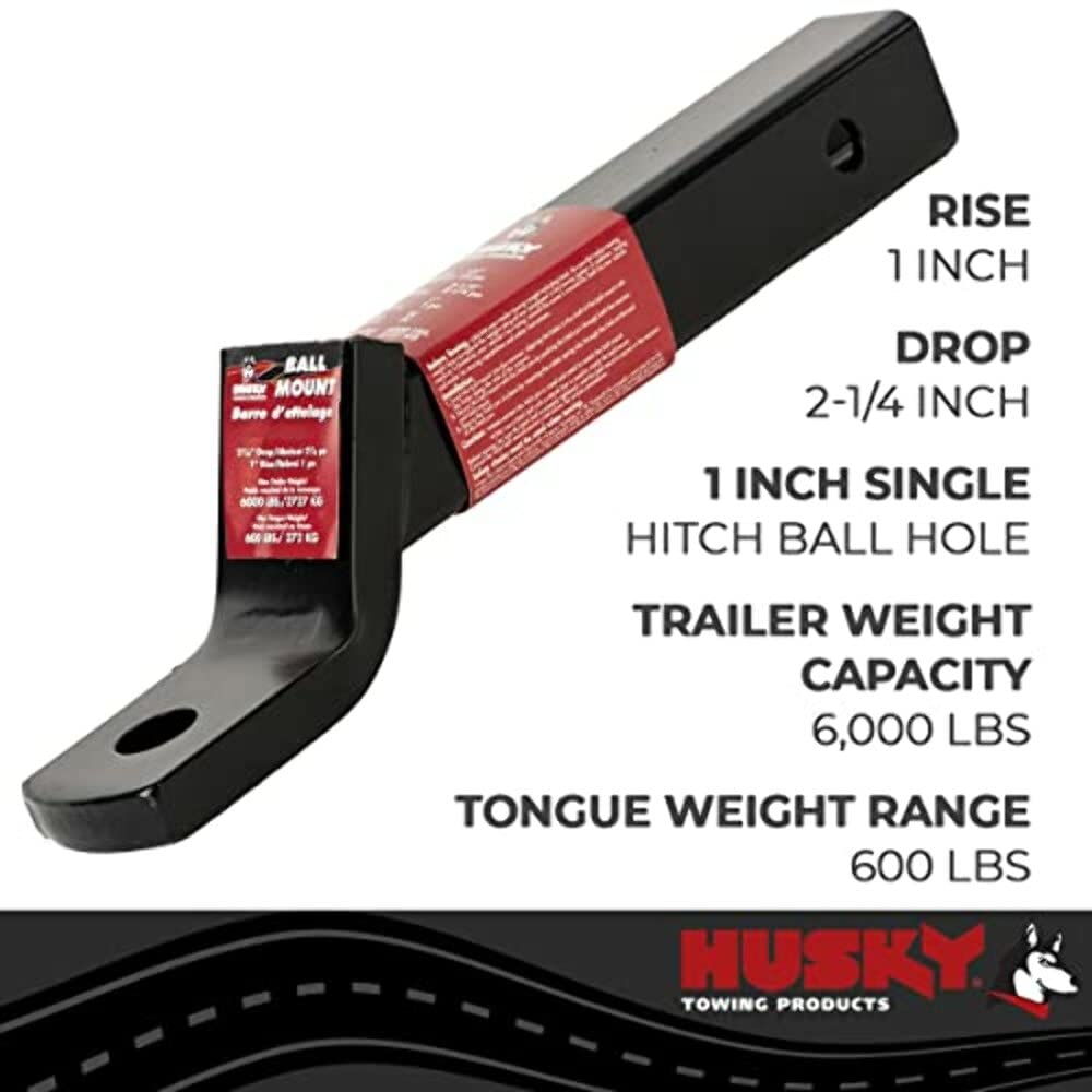 Trailer Hitch Ball Mount Husky Towing 31369 Accessories Hitch