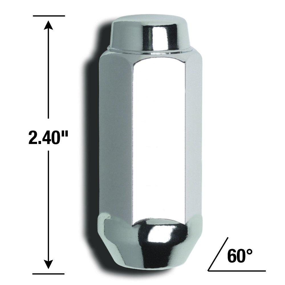 Extra Long Gorilla Automotive 76197XL Duplex Acorn Lug Nuts (9/16" Thread Size)