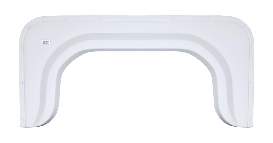 Single Axle Fender Skirt ICON 00395 - Colonial White FS340