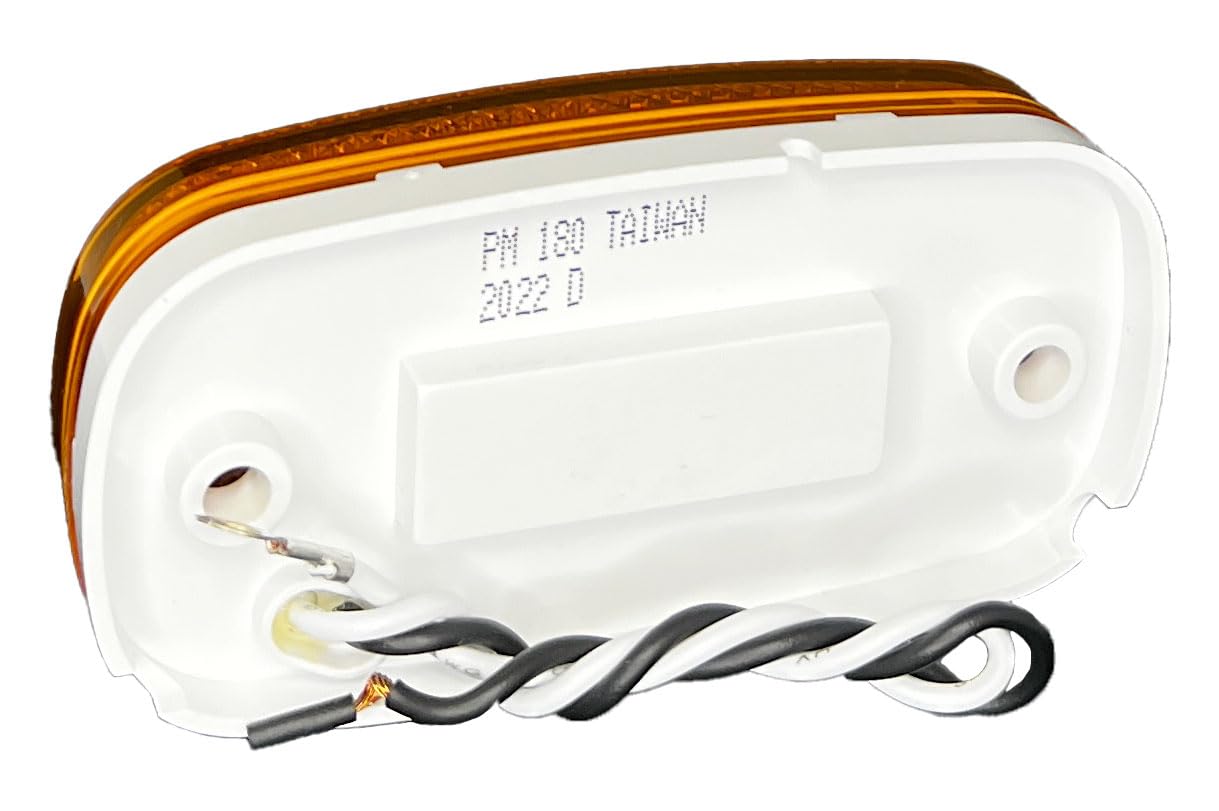 Amber Oblong RV Designer L901 Reflex LED Marker/Clearance Light, P2, 4.13″ x 2.0″