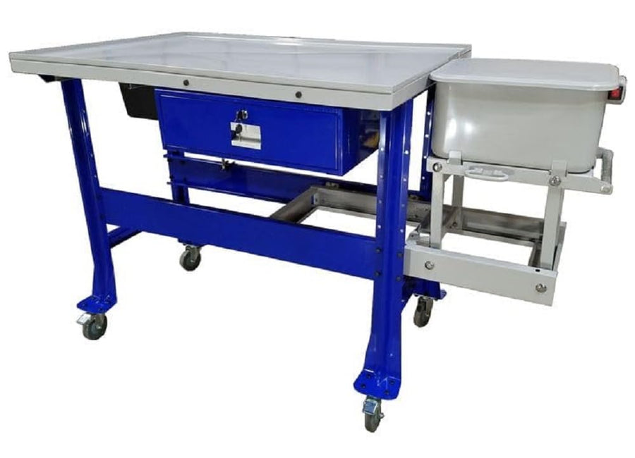 Ideal Premium Tear Down Table and Part Washer Tuxedo Distributors PTDT-PW-1000 - 1000 lb Capacity