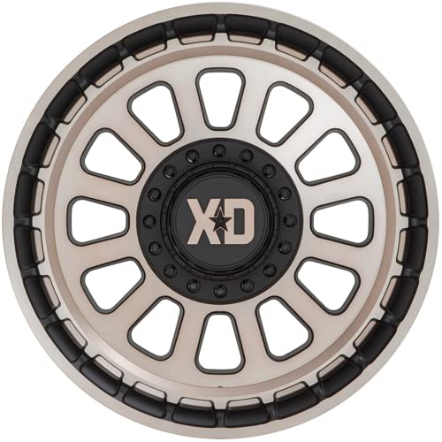 XD Wheels Omega Xd856 Satin Black with Bronze Tint Wheel with Alloy Steel (17 x 9. inches /5 x 78 mm, 0 mm Offset)