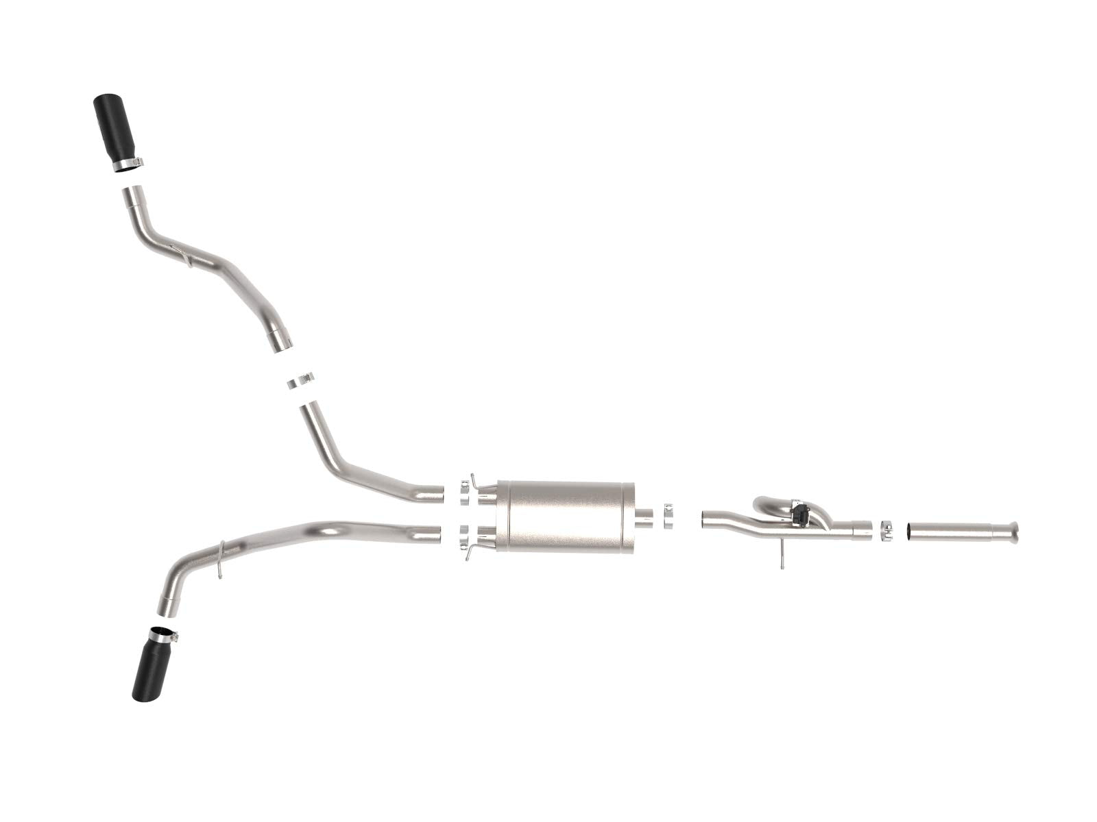 Gemini XV aFe Power 49-34131-B Cat-Back Exhaust System, 3", 304 Stainless Steel