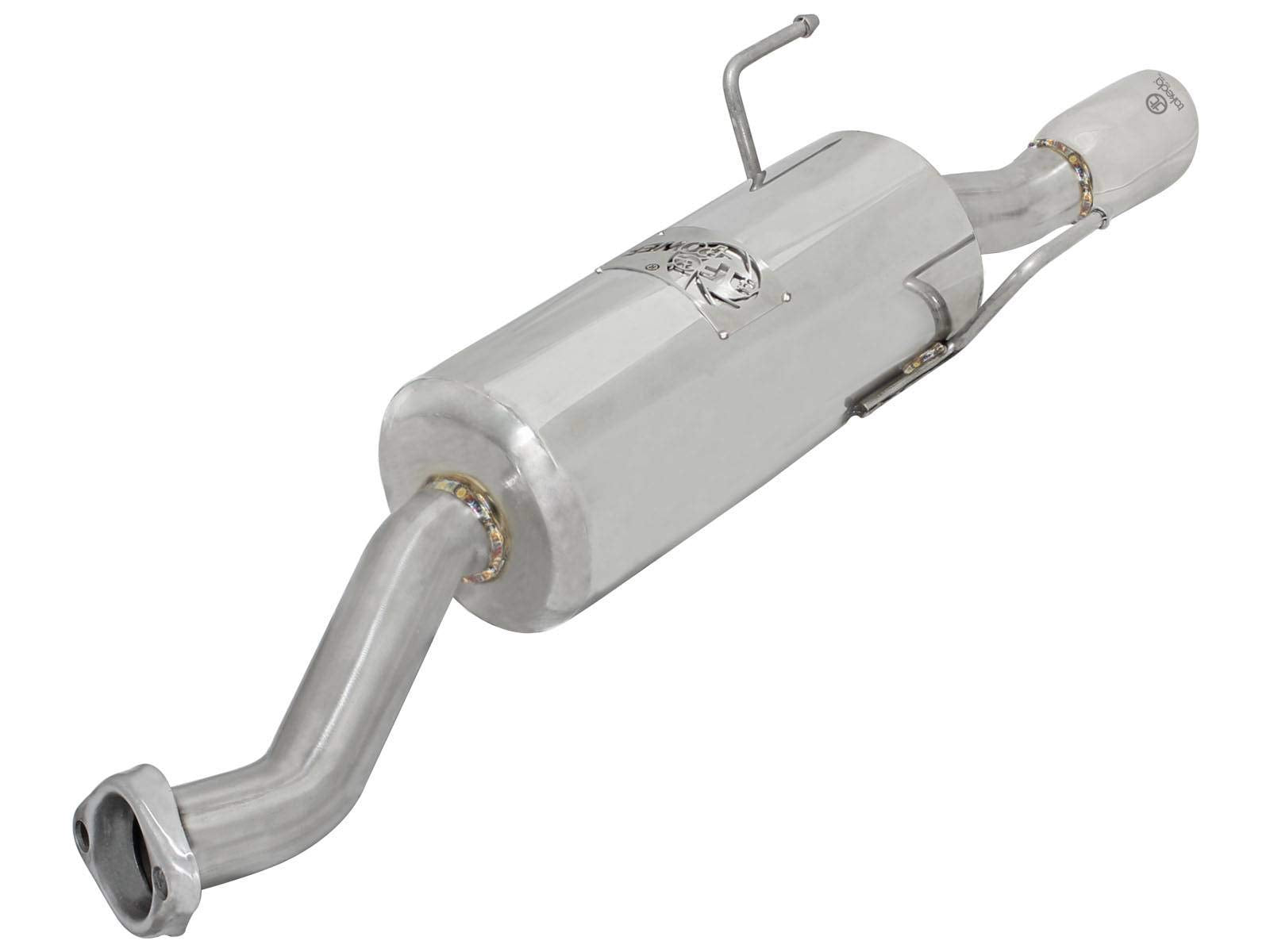 304 Stainless Steel aFe Axle-Back Exhaust System with Polished Tip for Honda Fit L4-1.5L Engine