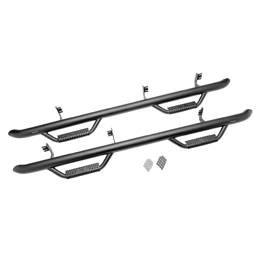 Nerf Steps RealTruck for Dodge RAM | Cab Length, Heavy Duty Steel, Textured Black | D9773XC-TX | Fits 1994 - 2001 Dodge Ram 1500 / 2500 / 3500 Club Cab