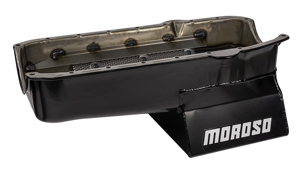 8.25" Moroso Oil Pan for Chevy Small-Block Engines with Passenger-Side Dipstick