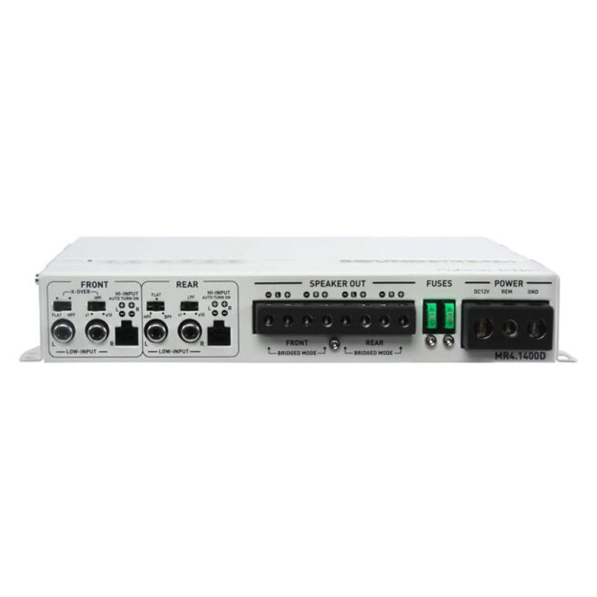 Rubicon MR4.1400D Soundstream Nano Marine 1400W Class D 4-Channel Amplifier,White