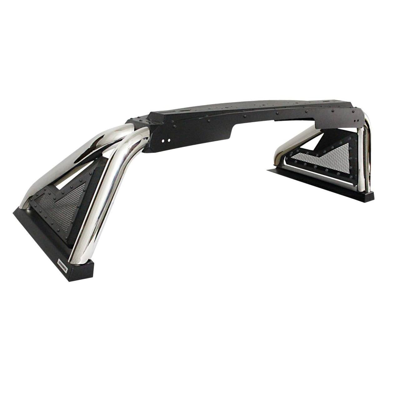 Sport Bar 2.0 Go Rhino w/Mounting for up to 6" Individual Lights & LED Light Bars up to 40" | Stainless Steel, Polished | 911010PS | Fits 2019-2023 Chevrolet/GMC Full Sized Trucks (See Description)