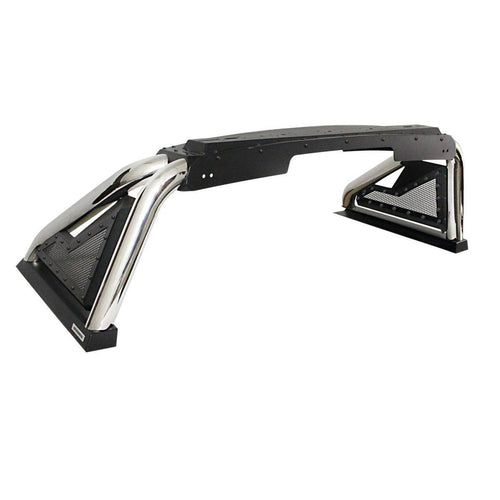 Sport Bar 2.0 Go Rhino w/Mounting for up to 6" Individual Lights & LED Light Bars up to 40" | Stainless Steel, Polished | 911010PS | Fits 2019-2023 Chevrolet/GMC Full Sized Trucks (See Description)