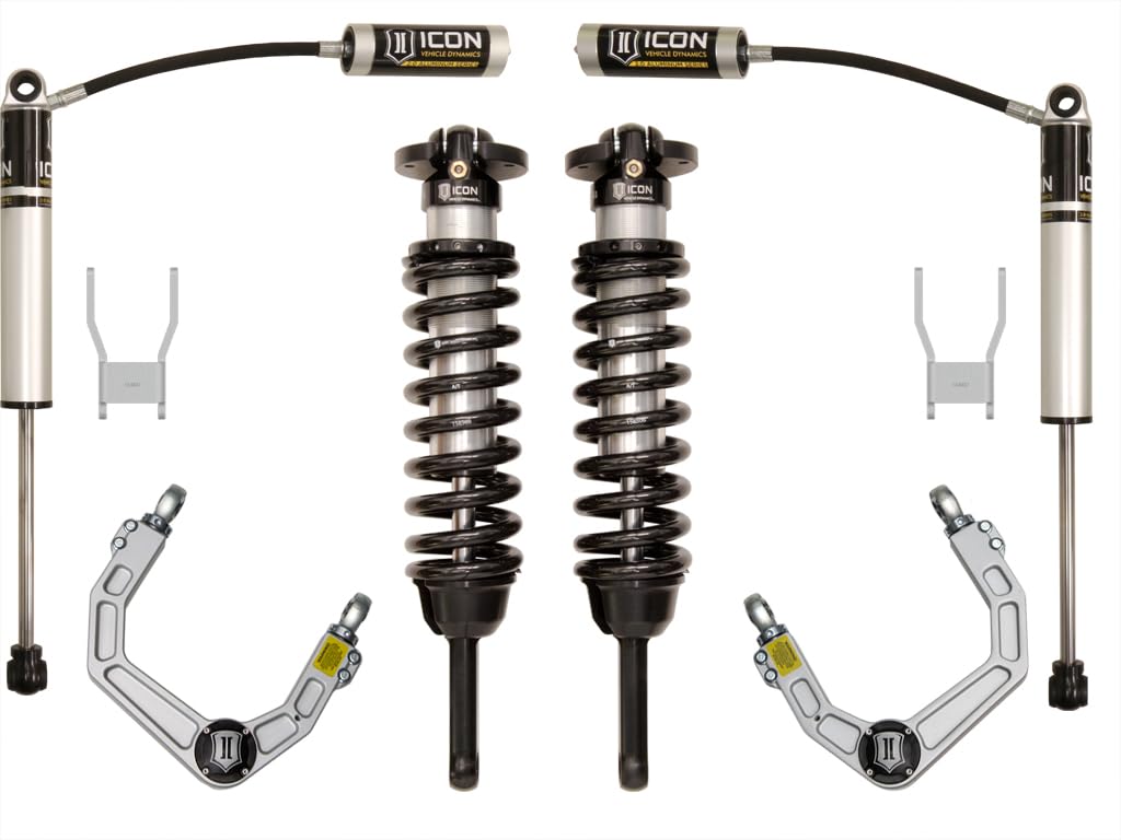 Stage 3 Suspension System, ICON 0-3" Lift, Billet UCA, Compatible with 2005-11 Toyotaa Hilux, K53138
