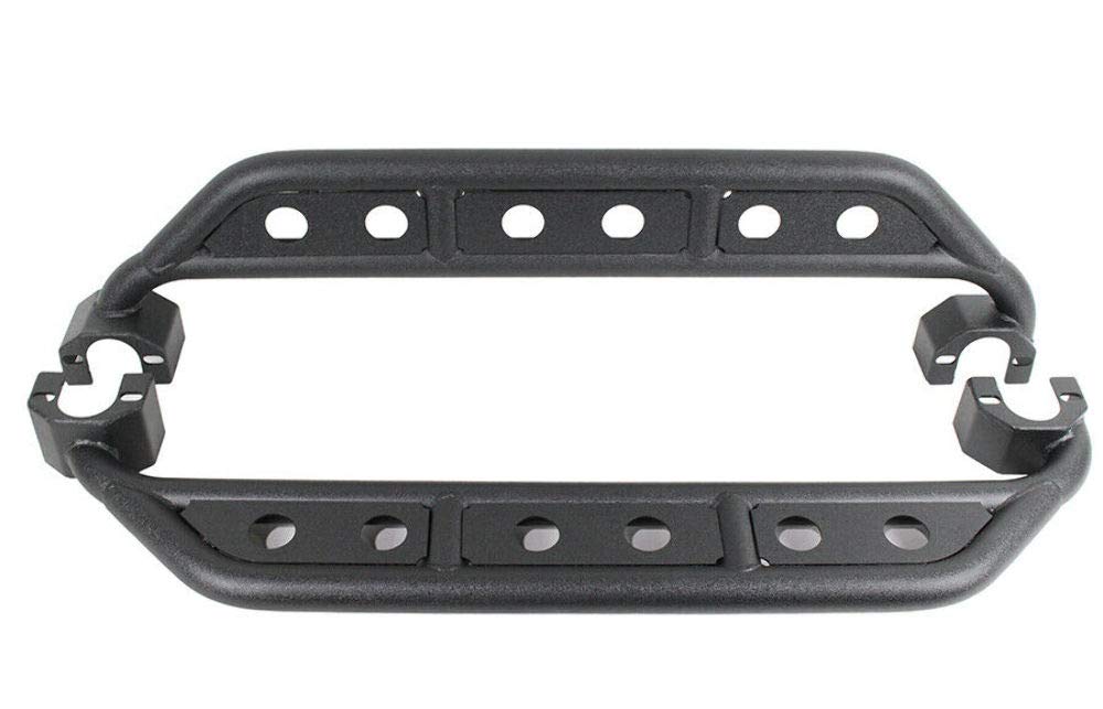 Offroad FISHBONE Jeep Wrangler Side Steps 07-17 Wrangler JK 4 Door Steel Black Textured Powdercoat