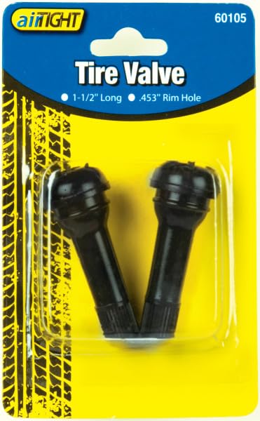 Rubber Valve Stems Performance Tool 60105, 1 1/2-Inch Length, for .453-Inch Rim Hole, Set of 4