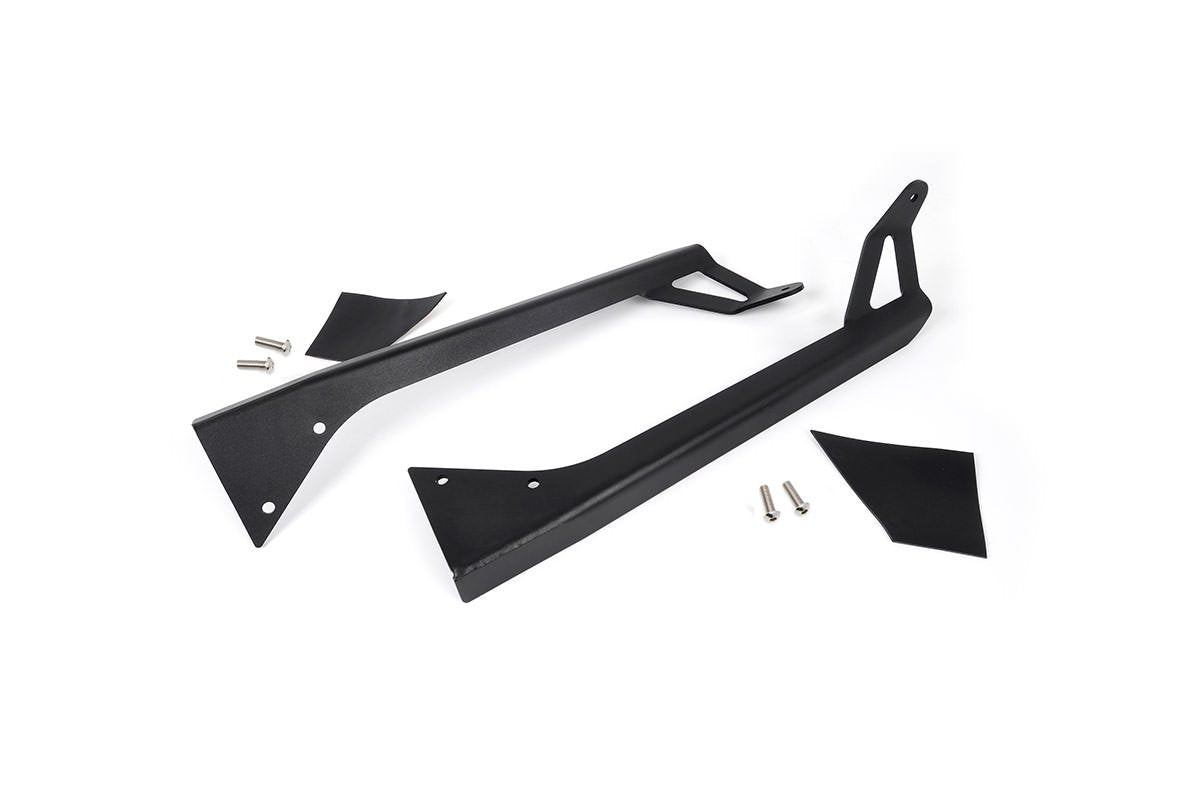 50" Rough Country LED Windshield Brackets for 1987-1995 Jeep Wrangler YJ - 70508, Black