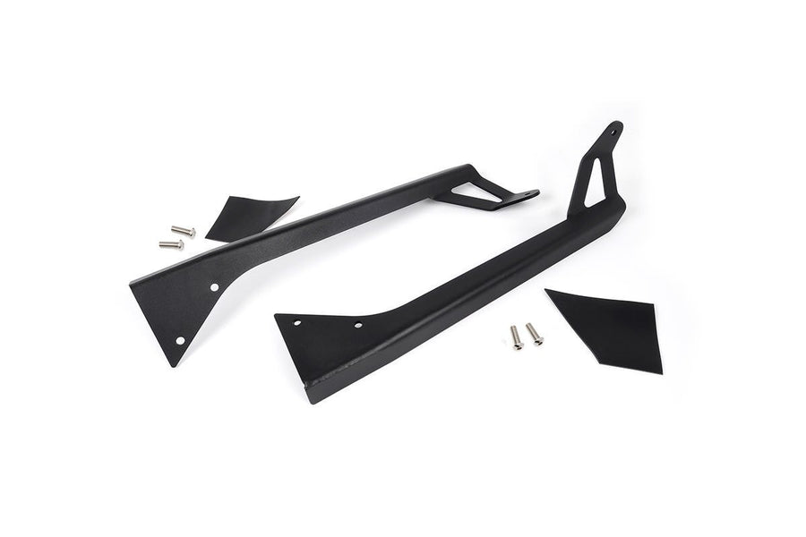 50" Rough Country LED Windshield Brackets for 1987-1995 Jeep Wrangler YJ - 70508, Black