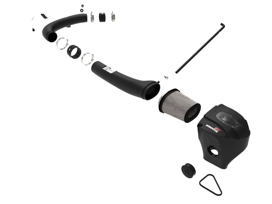 Momentum GT aFe POWER Cold Air Intake System w/Pro DRY S Filter, #51-72201, Black