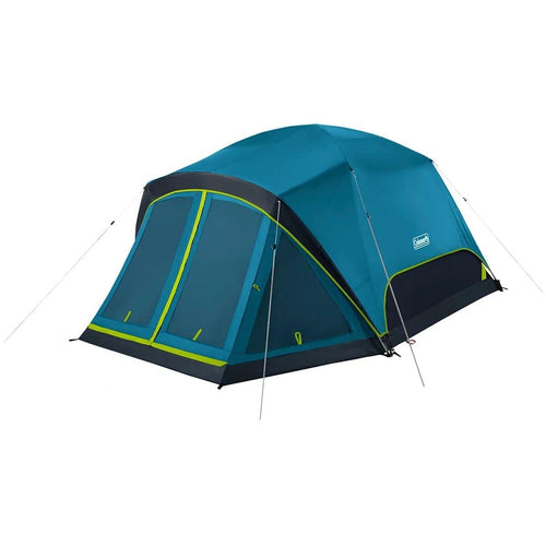 Coleman Camping Tent Skydome with Dark Room Technology, 4 Person with Screen Room