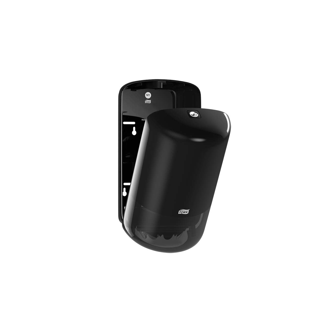 Tork Black Mini Centerfeed Towel Dispenser M1, One-Handed Operation, Elevation Range, 558028A