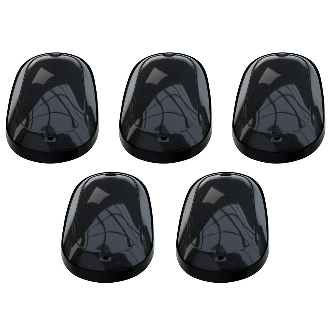 RECON - Fits Heavy-Duty Dodge RAM 2500/3500 03-18 5 Piece Cab Roof Light Set 2-Way Front & Rear Facing Ultra High-Power LED Smoked Lens in White (Smoked White, Existing Factory OEM Lights)
