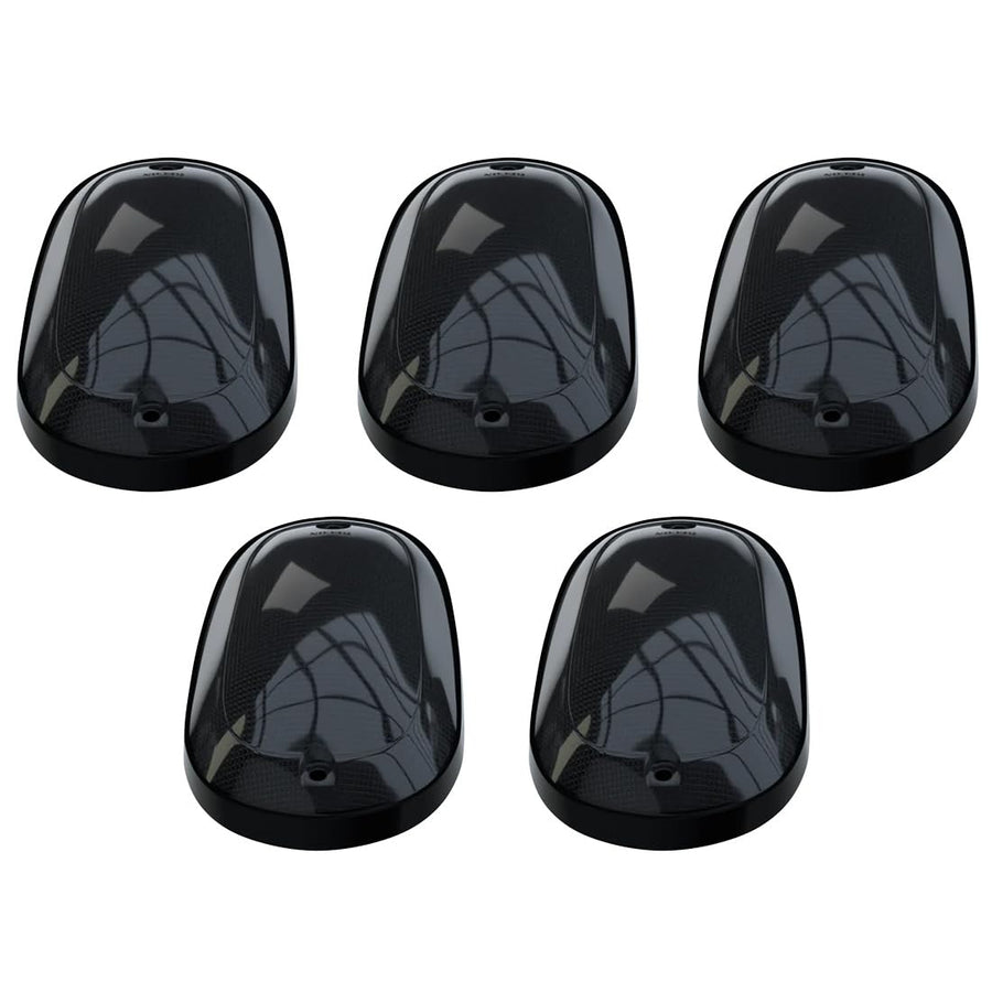 RECON - Fits Heavy-Duty Dodge RAM 2500/3500 03-18 5 Piece Cab Roof Light Set 2-Way Front & Rear Facing Ultra High-Power LED Smoked Lens in White (Smoked White, Existing Factory OEM Lights)