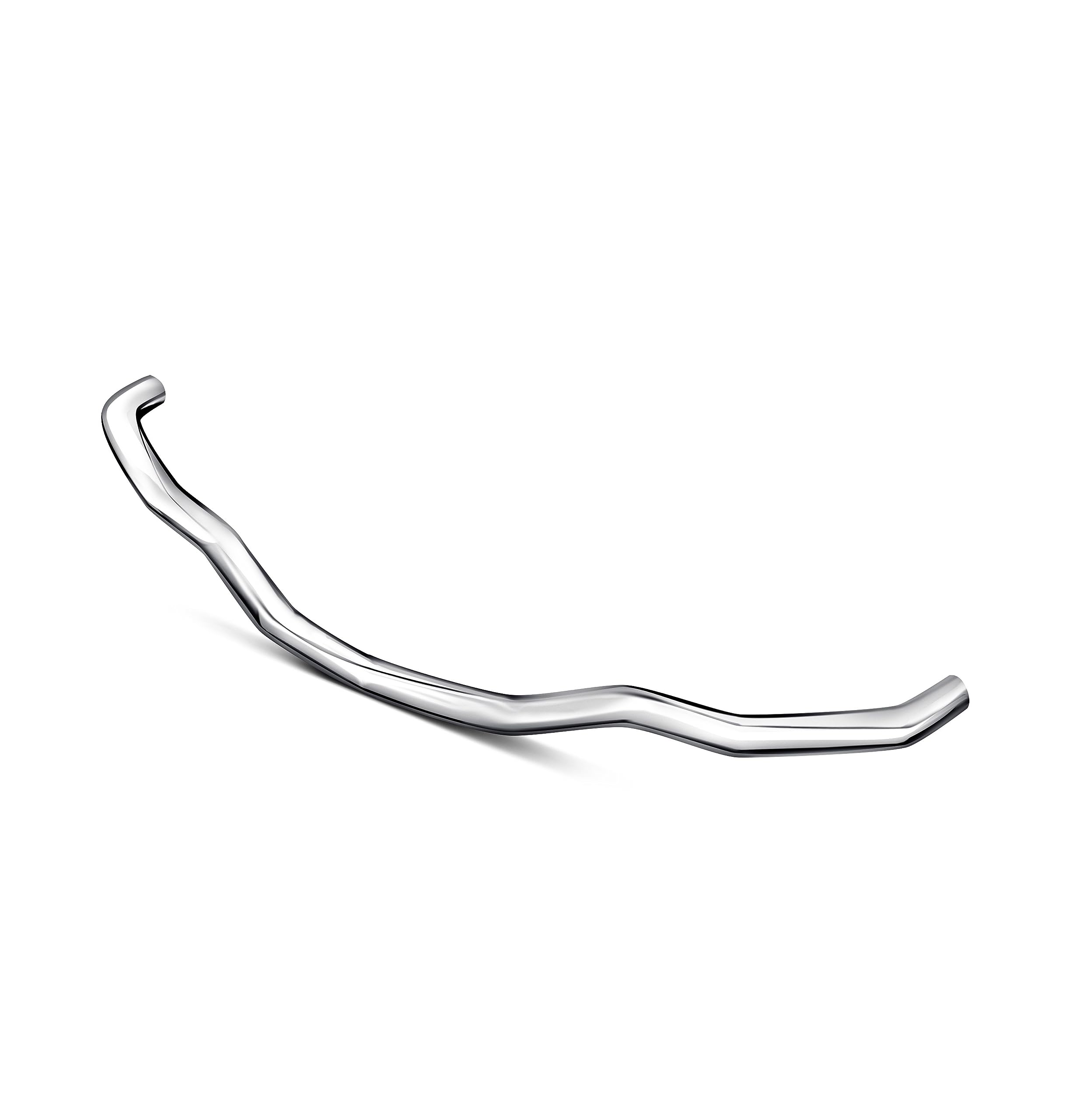 Rear Bumper Guard Black Horse Single Tube Stainless Steel Compatible with 2004-2021 Toyota Sienna-8TY918SS-1