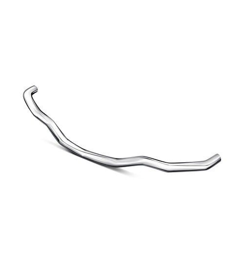 Rear Bumper Guard Black Horse Single Tube Stainless Steel Compatible with 2004-2021 Toyota Sienna-8TY918SS-1