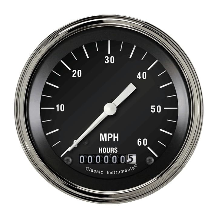 Low Speed Classic Instruments Hot Rod Speedometer