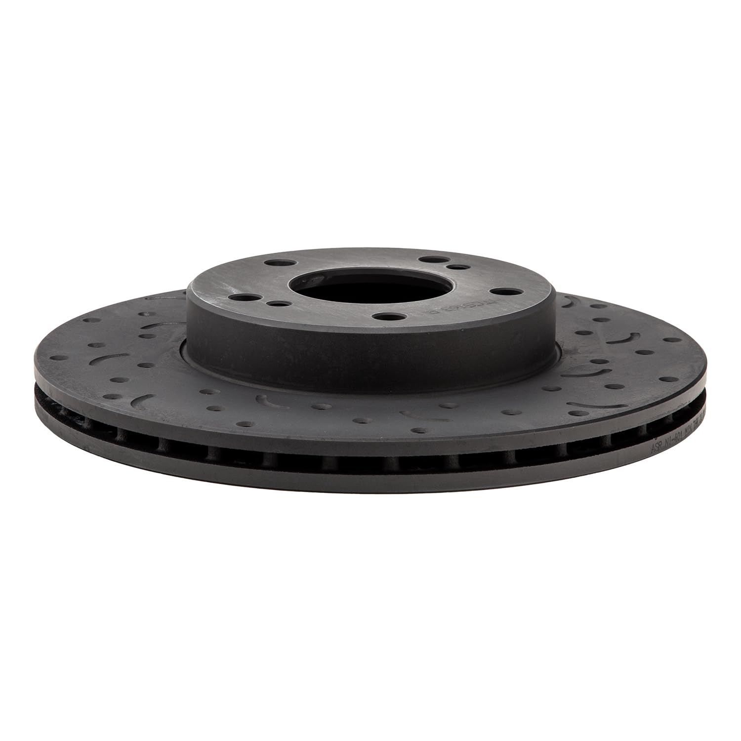 Talon Cross-Drilled and Slotted Vented Rotor, Hawk Performance Brakes, 11.02 in. Diameter, 1.93 in. Height