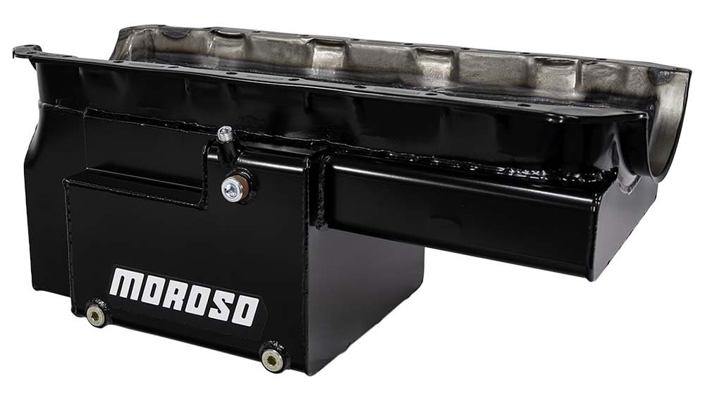Moroso Core Based 20033 Oil Pan for Mark IV Big Block Chevy, Heavy Duty Marine Use, 10" Depth