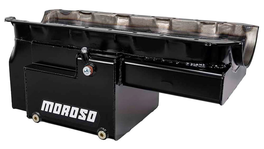 Moroso Core Based 20033 Oil Pan for Mark IV Big Block Chevy, Heavy Duty Marine Use, 10" Depth