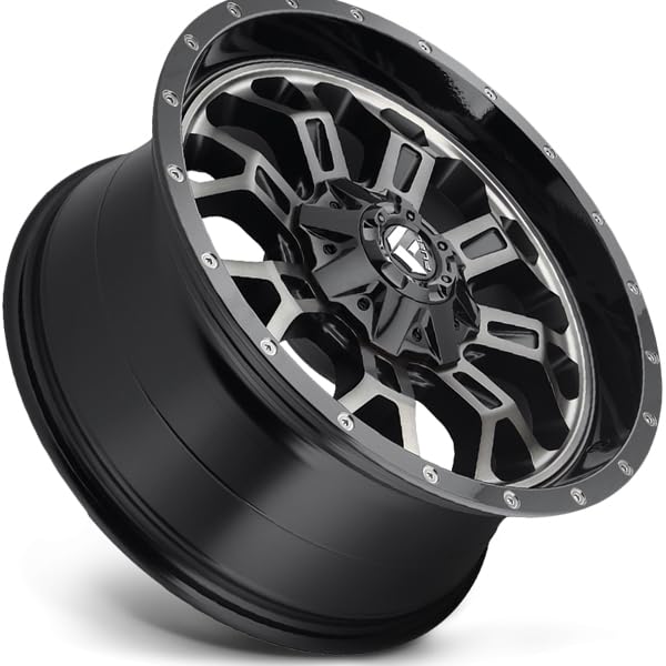 D561 CRUSH FUEL OFF-ROAD 20X9, 6X135/5.5, 5.75, 19mm GLOSS MACHINED DOUBLE DARK TINT - D56120909856
