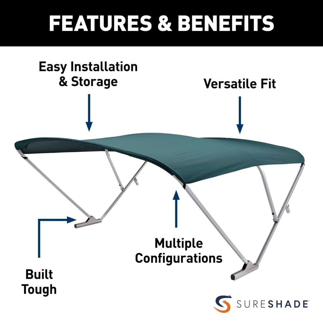 SureShade Lippert 2020134626 Sport Arms for Power Bimini Top - 32", Black